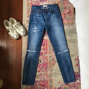 Madewell High Riser Skinny Jeans